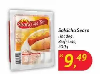 Big Supermercados Salsicha Seara 500g oferta