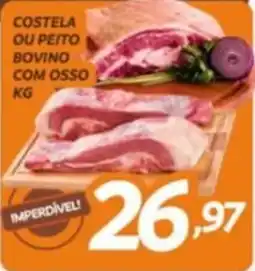 Chimar Supermercados Costela ou peito bovino com osso oferta