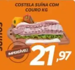 Chimar Supermercados Costela suína com couro kg oferta