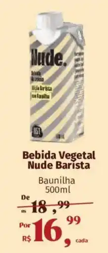 Supermercados Mateus Bebida Vegetal Nude Barista Baunilha oferta