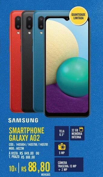 Zema Samsung Smartphone Galaxy A02 oferta
