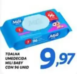 Chimar Supermercados toalha umedecida mili baby oferta