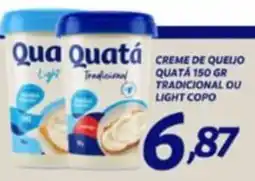 Chimar Supermercados Creme de queijo quatá tradicional ou light copo oferta