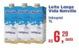 Supermercados Mateus Leite Longa Vida Natville Integral oferta