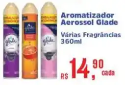 Supermercados Mateus Aromatizador Aerossol Glade oferta