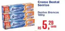 Supermercados Mateus Creme Dental Sorriso Dentes Brancos oferta