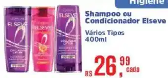 Supermercados Mateus Shampoo ou Condicionador Elseve oferta