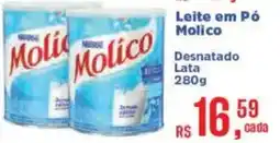Supermercados Mateus Leite em Pó Molico oferta