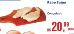 Supermercados Mateus Rabo Suino oferta