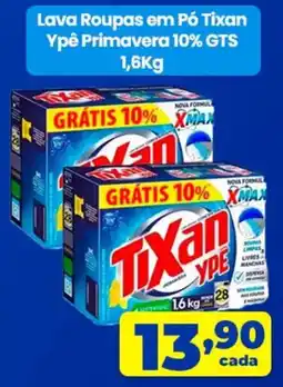 X Supermercados Lava Roupas em Pó Tixan Ypê Primavera oferta