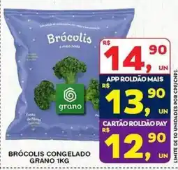Roldão Brócolis congelado grano oferta