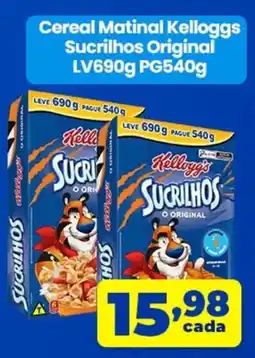 X Supermercados Cereal Matinal Kelloggs Sucrilhos Original oferta