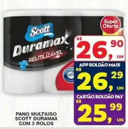 Roldão Pano multiuso scott duramax oferta