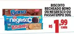 Bahamas Supermercados Biscoito recheado bono ou negresco ou passatempo oferta