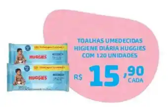 Toalhas umedecidas higiene diária huggies