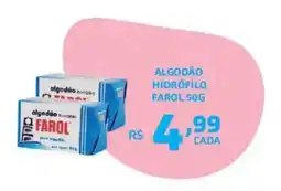 Bahamas Supermercados algodão hidrófilo farol oferta