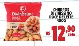 Bahamas Supermercados Churros diviníssimo doce de leite oferta