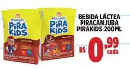 Bahamas Supermercados Bebida láctea piracanjuba pirakids oferta