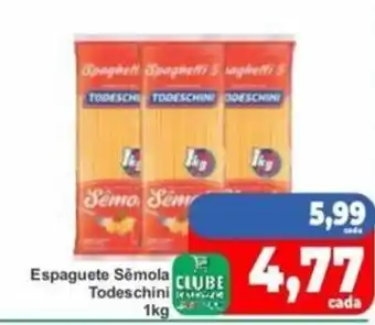 Rede Super Compras Espaguete Sêmola Todeschini oferta