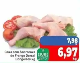 Rede Super Compras Coxa com Sobrecoxa de Frango Dorsal Congelada oferta
