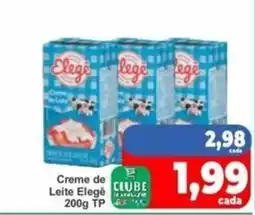 Rede Super Compras Creme de Leite Elegê oferta