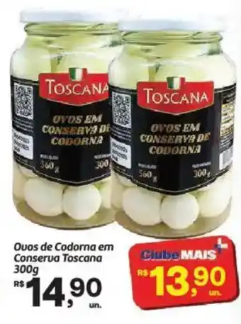 Fort Atacadista Ovos de codorna em conserva toscana oferta