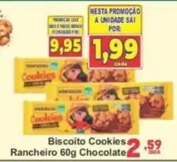 Rede Super Compras Biscoito Cookies Rancheiro Chocolate oferta