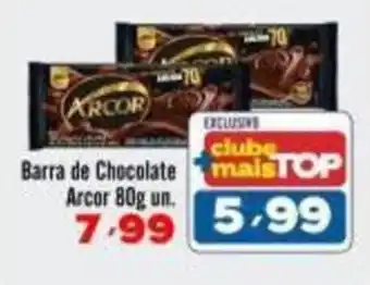 Rede Top Barra de Chocolate Arcor oferta