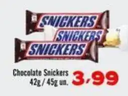 Rede Top Chocolate snickers oferta