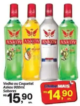 Fort Atacadista Vodka ou Coquetel Askov sabores oferta