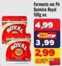 Rede Top Fermento em Pó Químico Royal oferta