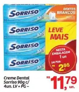 Fort Atacadista Creme Dental Sorriso oferta