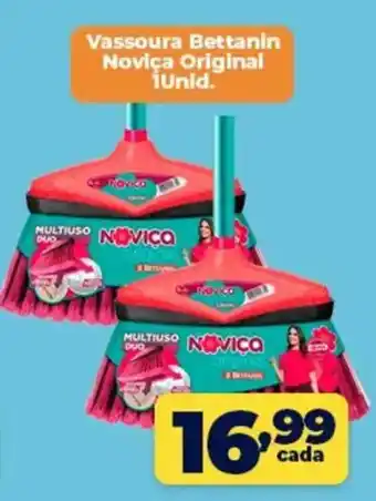 X Supermercados Vassoura Bettanin Noviça Original oferta
