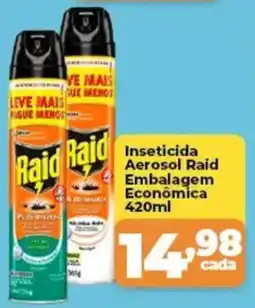 X Supermercados Inseticida aerosol raid embalagem econômica oferta