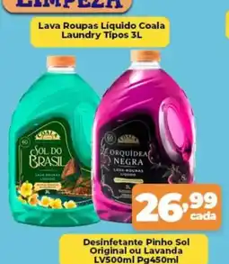 X Supermercados Lava Roupas Líquido Coala Laundry Tipos 3L oferta