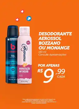 Farmácias Associadas Desodorante aerossol bozzano ou monange oferta