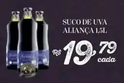 Bahamas Supermercados Suco de uva aliança oferta