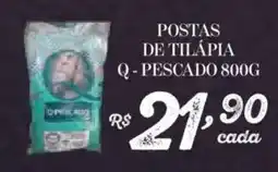 Bahamas Supermercados Postas de tilápia oferta