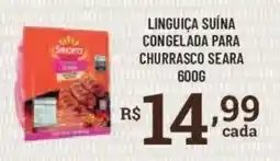 Bahamas Supermercados Linguiça suína congelada para churrasco seara oferta
