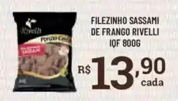 Bahamas Supermercados Filezinho sassami de frango rivelli oferta