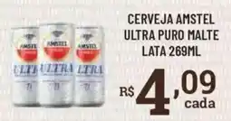 Bahamas Supermercados Cerveja amstel ultra puro malte oferta