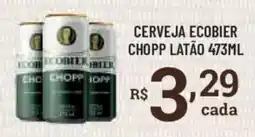 Bahamas Supermercados Cerveja ecobier chop latão oferta