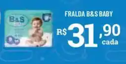 Bahamas Supermercados Fralda b&s baby oferta
