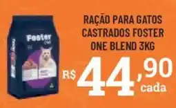 Bahamas Supermercados Ração para gatos castrados foster one blend oferta