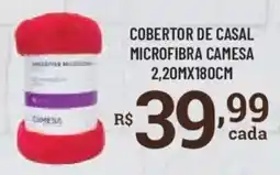 Bahamas Supermercados cobertor de casal microfibra camesa oferta