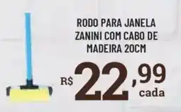 Bahamas Supermercados rodo para janela zanini com cabo de madeira 20cm oferta