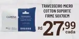 Bahamas Supermercados Travesseiro micro cotton suporte firme oferta