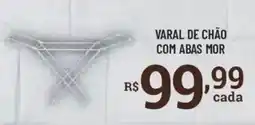 Bahamas Supermercados Varal de chão com abas mor oferta