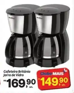 Fort Atacadista Cafeteira Britânia Jarra de Vidro oferta