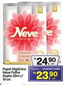 Fort Atacadista Papel Higiênico Neve Folha Dupla oferta